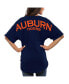 Фото #2 товара Women's Navy Auburn Tigers Oversized T-shirt
