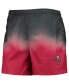 Фото #2 товара Men's Red, Tampa Bay Buccaneers Dip-Dye Swim Shorts