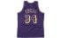 Фото #2 товара Mitchell & Ness NBA 复古运动工字型篮球球衣 SW球迷版奥尼尔 34号 男款 紫罗兰 / Баскетбольная майка Mitchell & Ness NBA SW 34 SMJYBW19065-LALPURP97SON