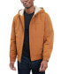 Фото #1 товара Men's Fleece-Lined Zip-Front Hooded Jacket