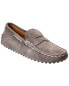 Tod’S Gommino Suede Loafer Men's Grey 6 - фото #1