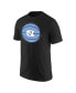 ფოტო #4 პროდუქტის Men's Black North Carolina Tar Heels Basketball Logo T-shirt