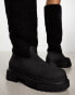 Фото #8 товара Public Desire Mason borg chunky knee boots in black