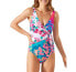 Фото #1 товара Tommy Bahama 285713 Women's Wrap Front One-Piece Swimsuit, Size 10