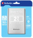 Фото #1 товара Verbatim Store 'n' Go USB 3.0 Portable Hard Drive 2TB Silver - 2048 GB - 3.2 Gen 1 (3.1 Gen 1) - 5400 RPM - Silver