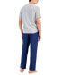 ფოტო #2 პროდუქტის Men's 2-Pc. Best Dad Graphic T-Shirt & Stripe Pajama Pants Set, Created for Macy's
