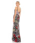 Фото #3 товара Women's Floral Lace Gown