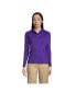 Фото #5 товара Women's School Uniform Long Sleeve Feminine Fit Interlock Polo Shirt