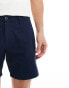 ASOS DESIGN 2 pack slim stretch chino shorts in black and navy save