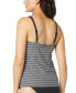 ფოტო #2 პროდუქტის Women's Ultra-Fit Bra-Sized Tankini Top