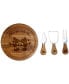 Фото #2 товара Mickey & Minnie Mouse - 'Acacia Brie' Cheese Board & Tools Set