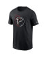 Футболка Nike мужская Черная Atlanta Falcons Essential Local Phrase Черный, 3XL - фото #3