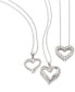 Фото #7 товара Macy's diamond Swirl Heart Pendant Necklace (1/2 ct. t.w.) in Sterling Silver, 14k Gold-Plated Sterling Silver, or 14k Rose Gold-Plated Sterling Silver