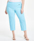 Фото #1 товара Plus Size Mid-Rise Pull-On Capri Pants, Created for Macy's