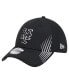 Фото #1 товара Men's Black New York Mets Active Dash Mark 39THIRTY Flex Hat