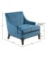 Martha Stewart Anna 30.75" Wide Fabric Arm Accent Chair