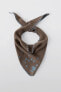 EMBROIDERED TRIANGLE NECKERCHIEF