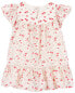 Фото #6 товара Baby Floral Print Flutter Dress 3M