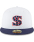Фото #2 товара Men's White Chicago White Sox Cooperstown Collection Wool 59FIFTY Fitted Hat