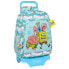 Фото #1 товара Школьный рюкзак с колесиками Spongebob Stay positive Синий Белый (33 x 42 x 14 cm)