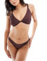 Фото #4 товара Cotton On full bikini bottom in brown shimmer