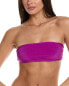 Фото #1 товара Zadig & Voltaire Crinkle Bandeau Bikini Top Women's