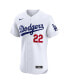 Men's Clayton Kershaw White Los Angeles Dodgers Home Elite Player Jersey Белый, 40 - фото #2