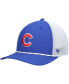 Фото #2 товара Men's '47 Royal and White Chicago Cubs Burden Trucker Snapback Hat