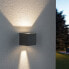 PAULMANN 180.00 - Outdoor wall lighting - Grey - Aluminium - IP65 - II - Wall mounting