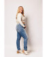 Фото #2 товара Plus Size Denim Mid Rise Skinny Jeans