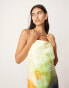 Фото #2 товара ASOS EDITION cami bias ultimate maxi dress in blurred flower print