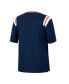Women's Heathered Navy Auburn Tigers 15 Min Early Football V-Neck T-shirt