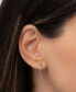 ფოტო #2 პროდუქტის Dagger Huggie Hoop Earrings in 14k Gold