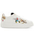 Фото #2 товара Women's D100 Graphic Lace-Up Low-Top Sneakers