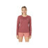 Фото #1 товара Asics - Women's Core L/S Top - Funktionsshirt Gr M Rot, Aus Polyester, GTIN