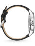 Фото #2 товара Наручные часы Gevril Women's Gandria Black Leather Watch 36mm.