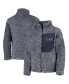 ფოტო #2 პროდუქტის Big Girls Navy Washington Capitals Fan Gear Sherpa Full-Zip Jacket