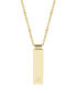 ფოტო #2 პროდუქტის Maisie Initial Gold-Plated Pendant Necklace