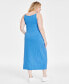 Фото #2 товара Trendy Plus Size Ribbed Midi Dress, Created for Macy's