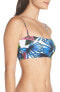 L Space 262683 Women's Rebel Printed Bikini Top Swimwear Multi Size X-Small