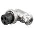 EUROCONNEX Microphone 3 Pin Angled 1192 Female GX16 Connector