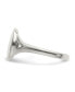 ფოტო #2 პროდუქტის Stainless Steel Polished Oval Disc Ring