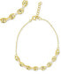 Фото #1 товара Браслет Macy's Cubic Zirconia Mariner Link Chains 14k