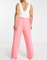 New Look Curve co-ord tailored trouser in pink