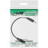Фото #6 товара InLine Audio Adapter Cable 4 Pin 2.5mm male / 4 Pin 3.5mm female 2m