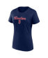 Women's Navy, Gray Boston Red Sox Script T-shirt and Shorts Combo Set