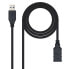 NANOCABLE Nanowire USB-A Male 3.0 9 Pin To USB-B Female 3.0 9 Pin cable 2 m