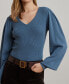 Petite Blouson-Sleeve Sweater