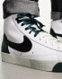 Фото #3 товара Nike Blazer Mid Pro Club trainers in deep green and black