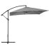 Фото #6 товара Parasol ogrodowy na wysięgniku kwadratowy 250 x 250 cm ciemnoszary